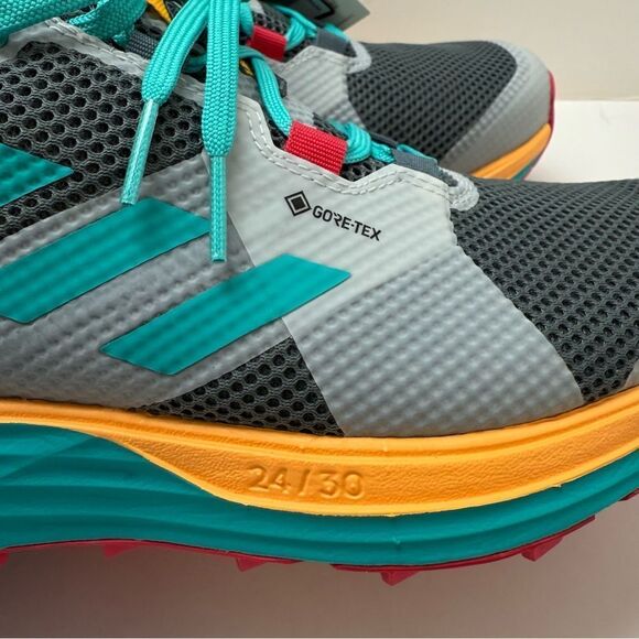 Adidas Womens Terrex Two GTX 270 Trail Running Shoes FV7359 Continental 24/30 - Picture 11 of 13